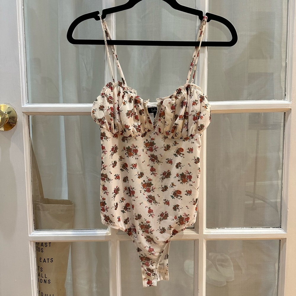 Lulus Floral Bodysuit
